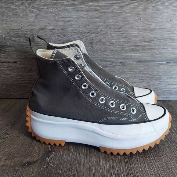 Converse Unisex Run Star Hike Hi (olive / cargo khaki / white / black) Womens 8 - Picture 1 of 10